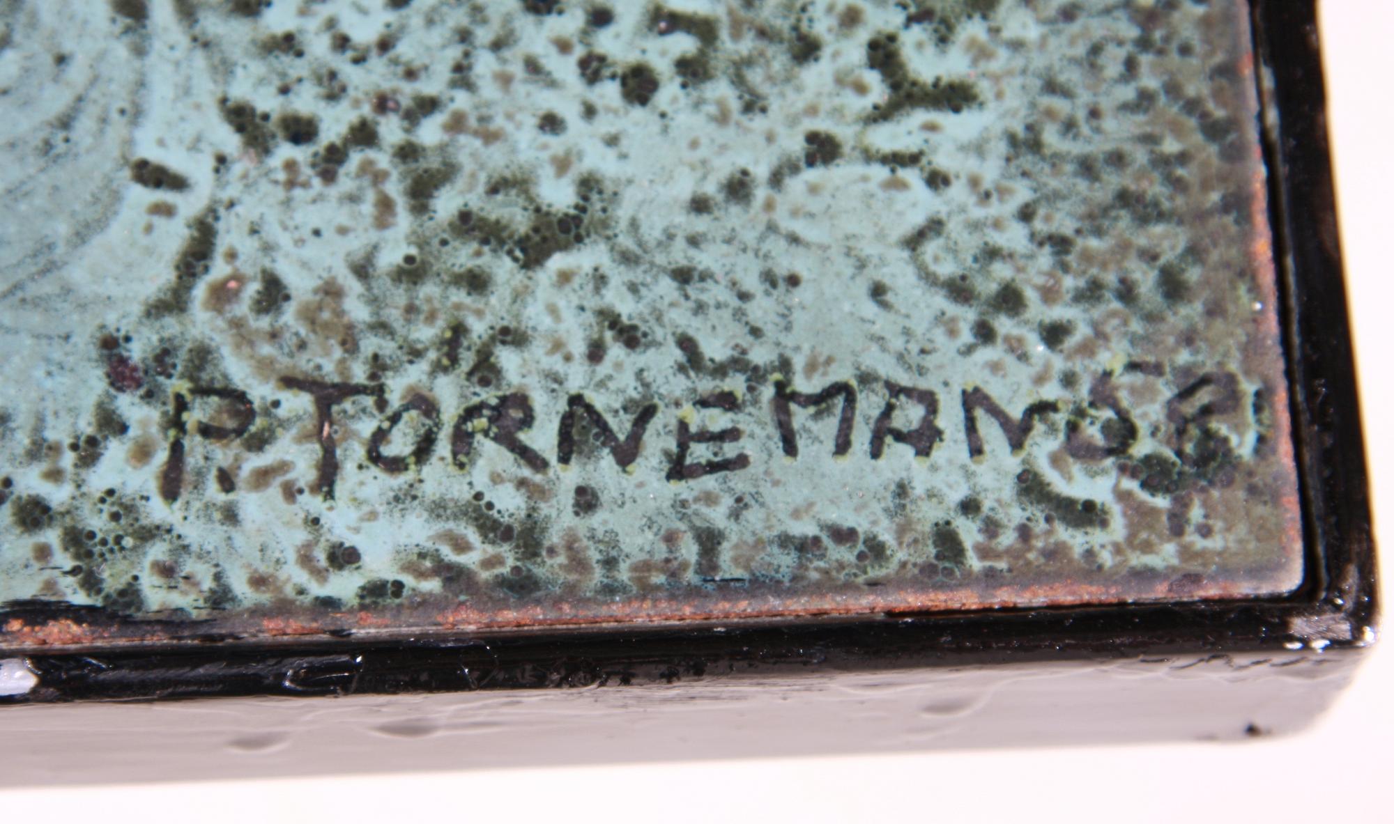 SOFFBORD, D Rosén och P Törneman för NK:s verkstäder i Nyköping, sign o dat 58.