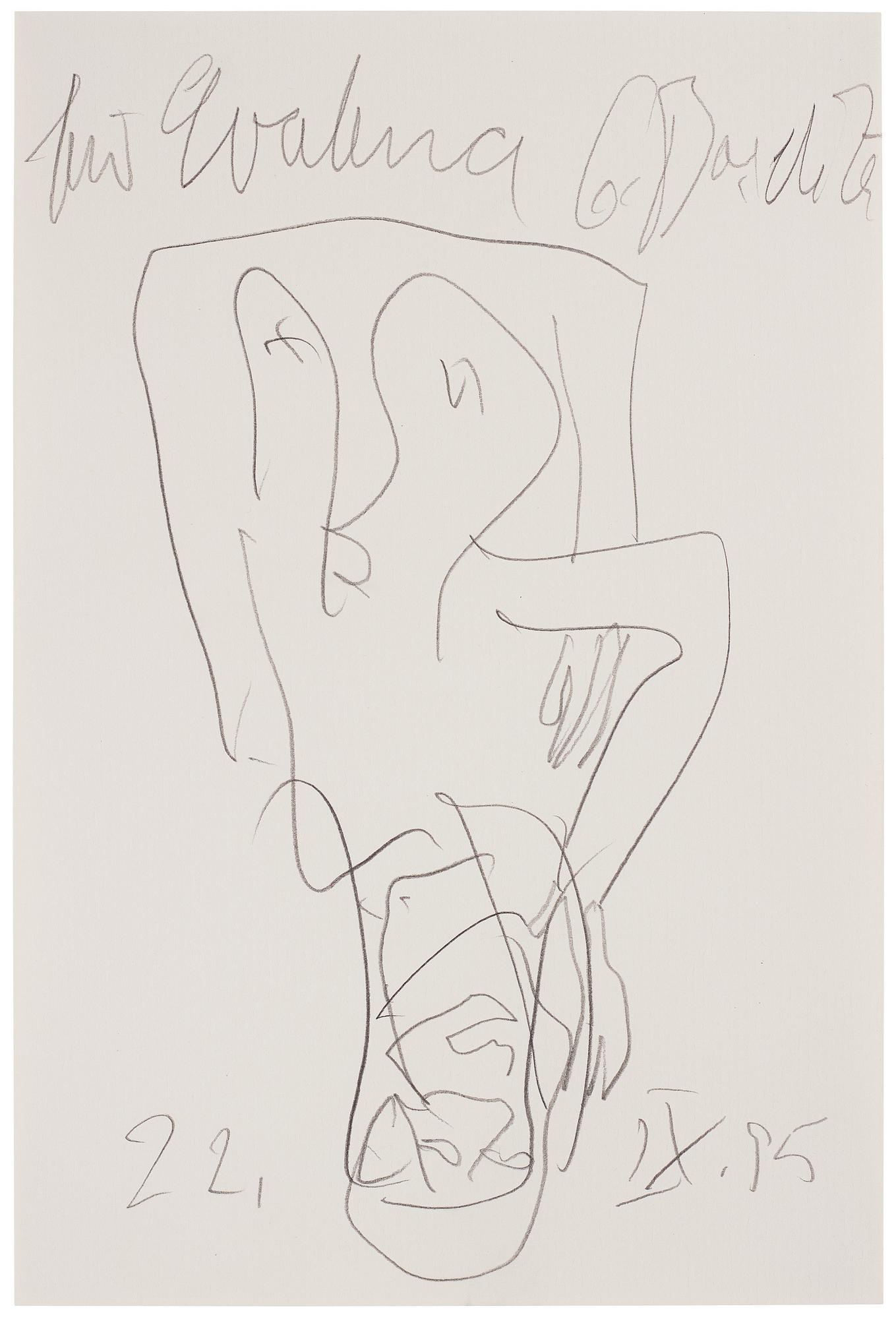 Georg Baselitz, Untitled.