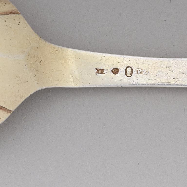 A Swedish early 19th century silver-gilt spoon, mark of Pehr Zethelius, Stockholm 1804.