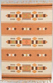 MATTA, röllakan, 235 cm x 157 cm, 1900-talets andra hälft, signerad ÅV.