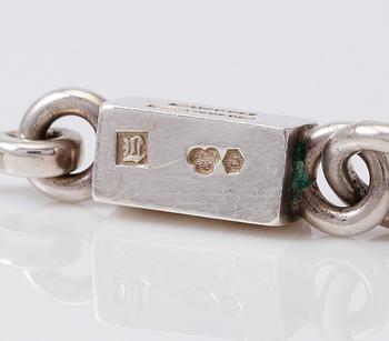 ARMBAND, sterlingssilver, Wiwen Nilsson, Lund 1958.
