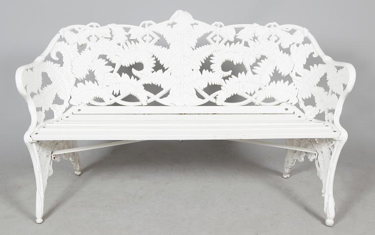 TRÄDGÅRDSMÖBEL, 4 del, aluminium, Melins Metallgjuteri, Anderstorp.