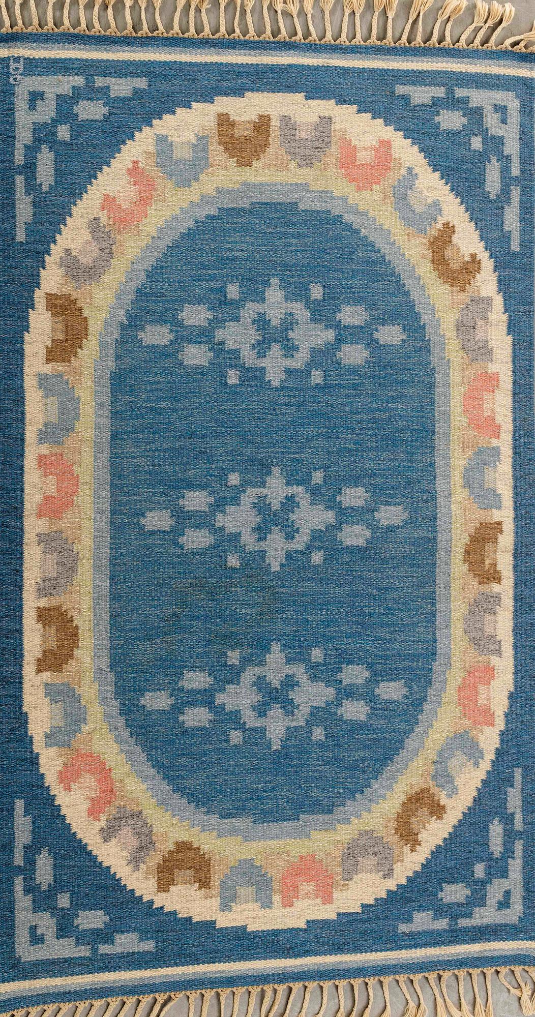 ANNA-JOHANNA ÅNGSTRÖM, a signed flatweave carpet ca 200 x 138 cm.