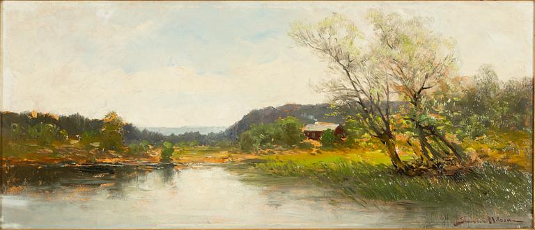 Severin Nilson, Lakeside Landscape.