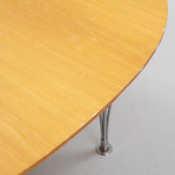 Bruno Mathsson & Piet Hein, table, "Supercirkel", Bruno Mathsson International, Värnamo.