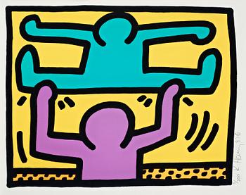 317. Keith Haring, "Untitled, Pl. 4", ur "Pop Shop I series".