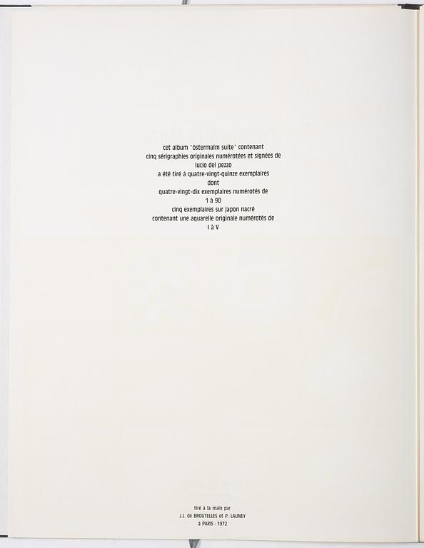 Lucio del Pezzo, "Östermalm Suite".