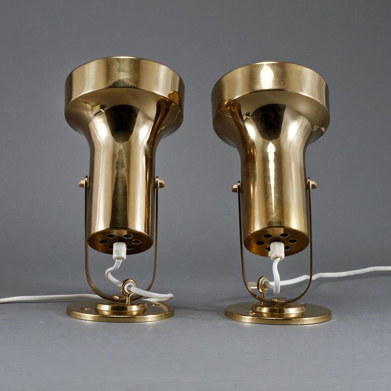 VÄGGLAMPOR, ett par, Aneta, Växjö, 1900-talets andra hälft.