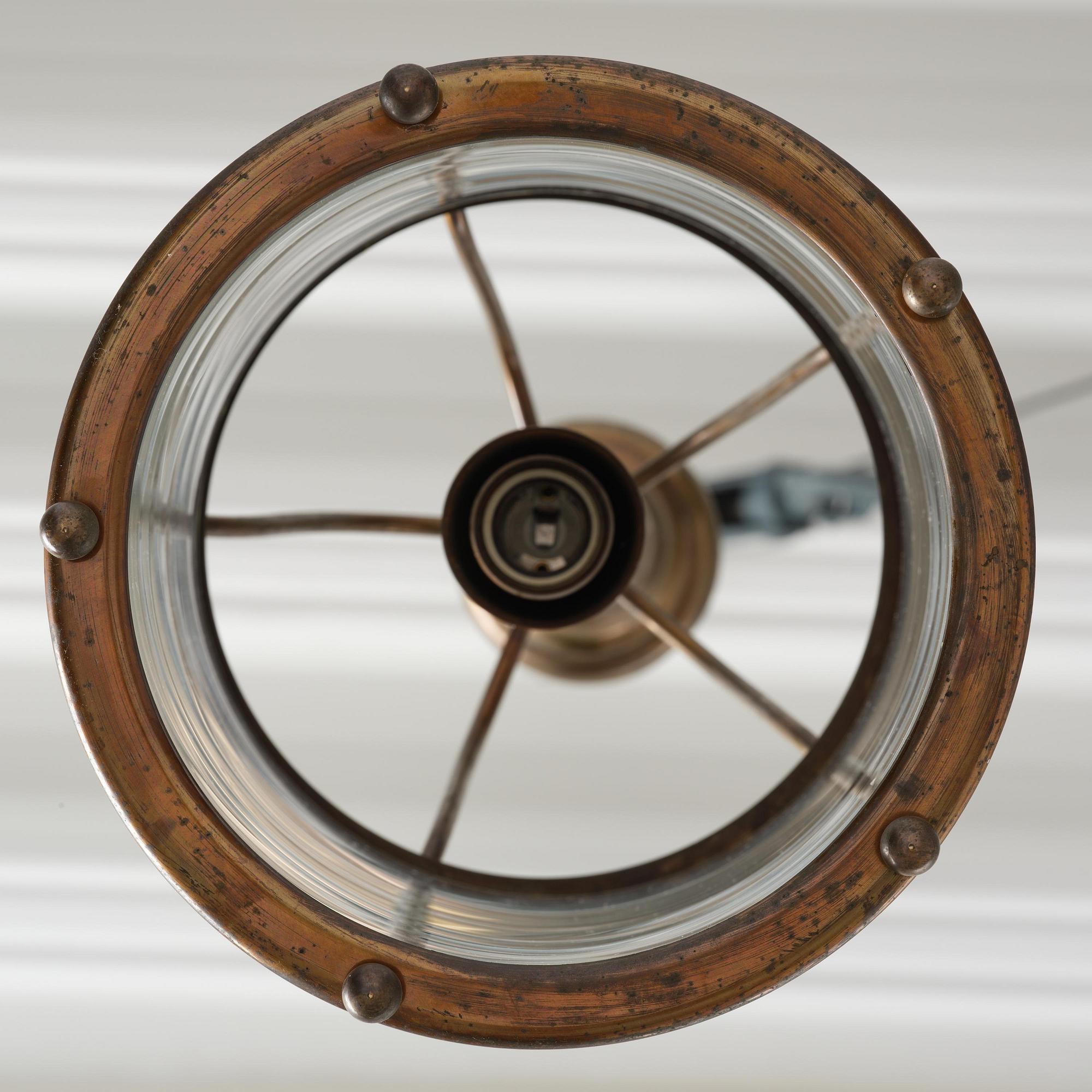Harald Notini, a ceiling lamp model "6051", Arvid Böhlmarks Lampfabrik, Stockholm, 1920s-30s.