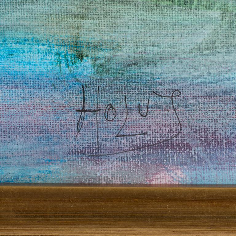 TOMASZ HOLUJ, oil on canvas, signed, dated on verso 2010.