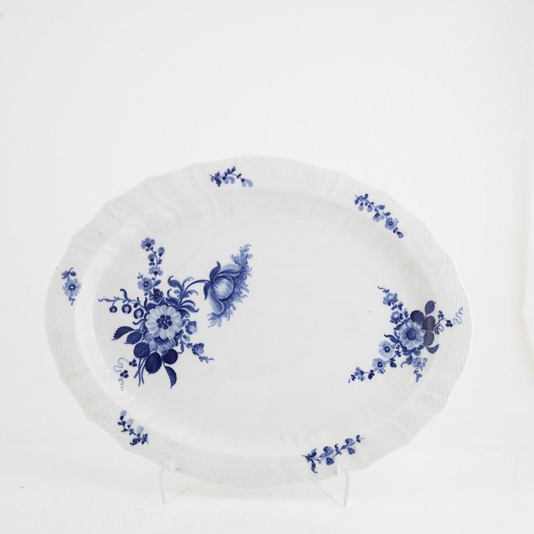 A 73-piece porcelain dinner service, "Blue Flower", Royal Copenhagen, Denmark.