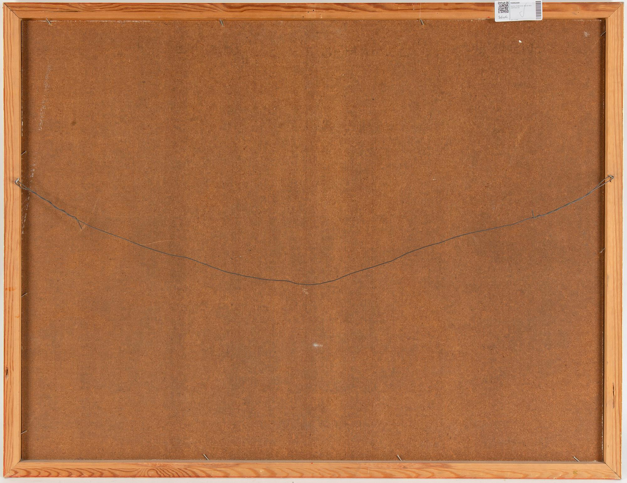 Gunnar Stålbrand, oil on panel, signed.