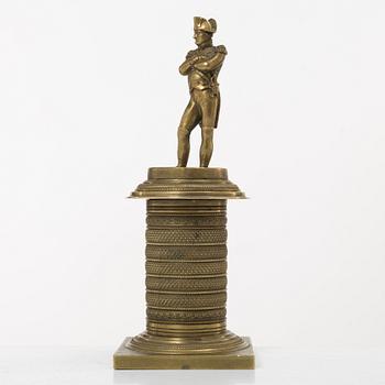 A figurine depicting Napoleon I, Empire, early 19th century.