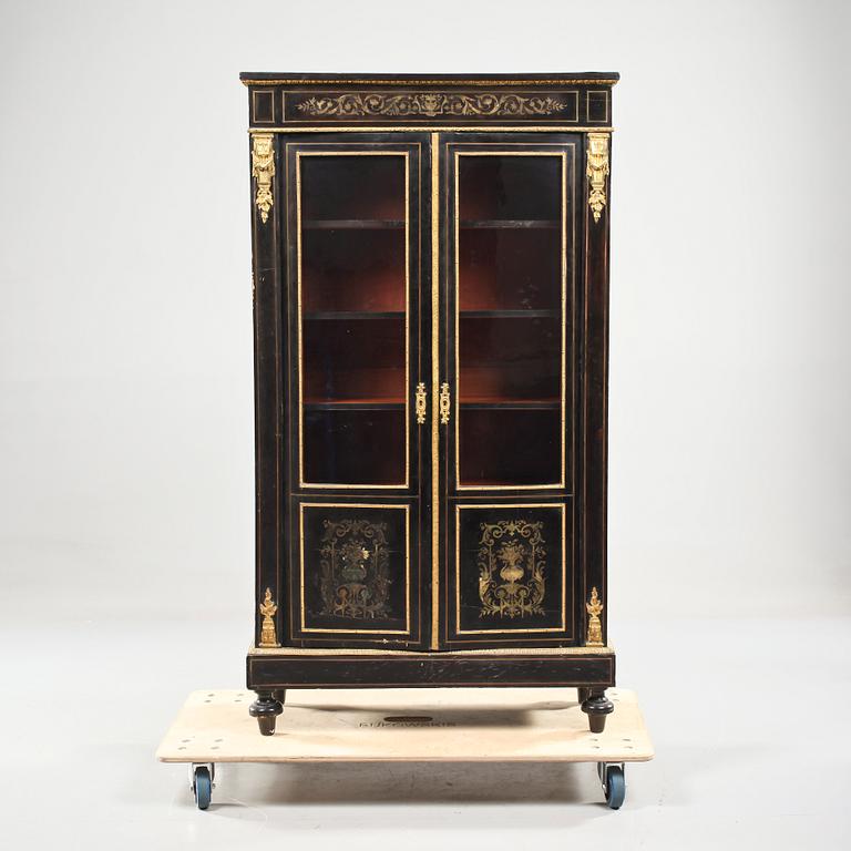 SKÅP, Boulle-stil, Frankrike, sent 1800-tal.