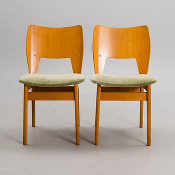 MATBORD, modell 3006, Asko och STOLAR, 4 st,   Olavi Lieto, Asko 1950-tal.