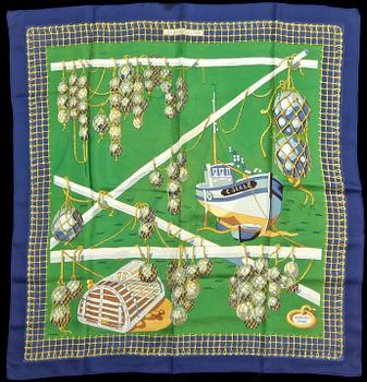 SCARF, Hermès, "Les raisins de la Mer".
