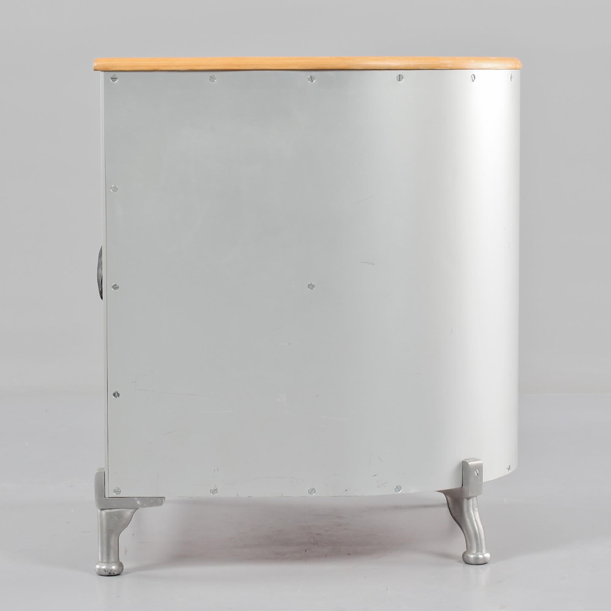 FÅTÖLJ, "Aluminium Chair" Mats Theselius, Källemo, 1900/2000-tal.