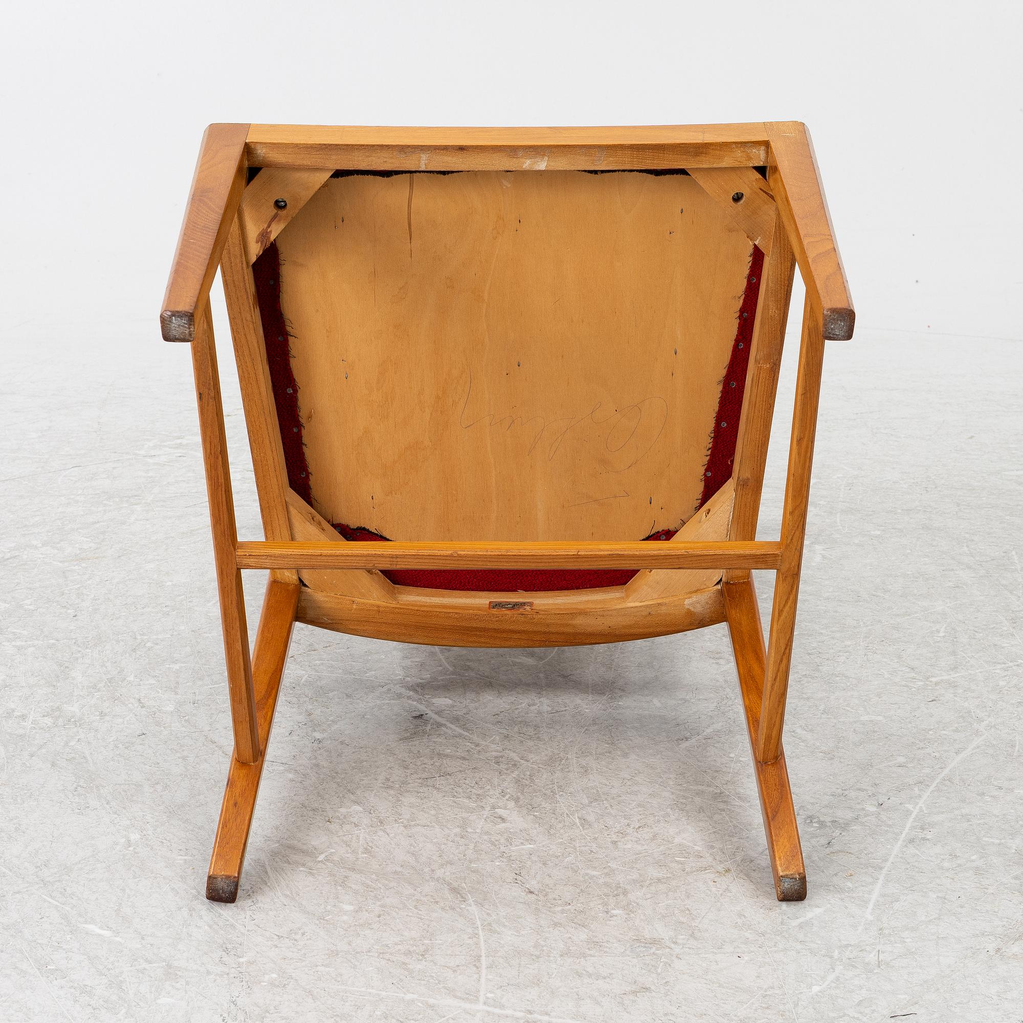 Bertil Fridhagen, Chairs, 4, “Alf”, Bodafors, mid-20th century.