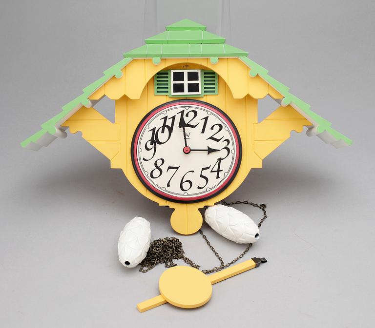 VÄGGUR, Robert Venturi, "Alessi Cuckoo Clock", 1980-tal.