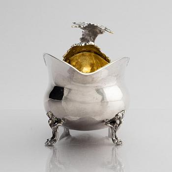 A Swedish 18th century silver cream-jug, mark of Pehr Zethelius, Stockholm 1771.
