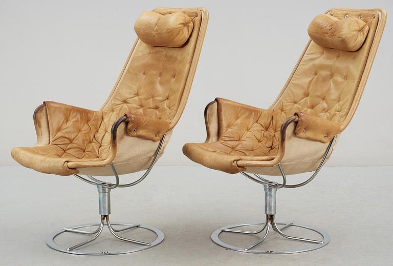 FÅTÖLJER, ett par, "Jetson" Bruno Mathsson.