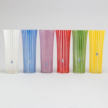 BENGT ORUP, servisdelar, 28 delar, glas, "Strikt", Johansfors.