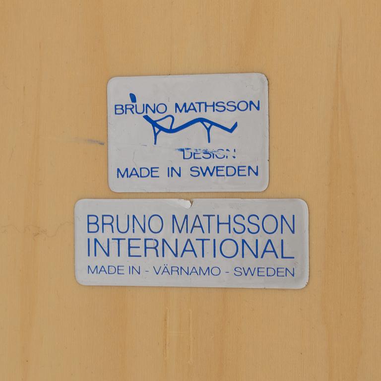 Bruno Mathsson, a birch-veneered dining table from Bruno Mathsson International.