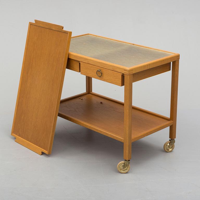 a late 20th century serving trolley.