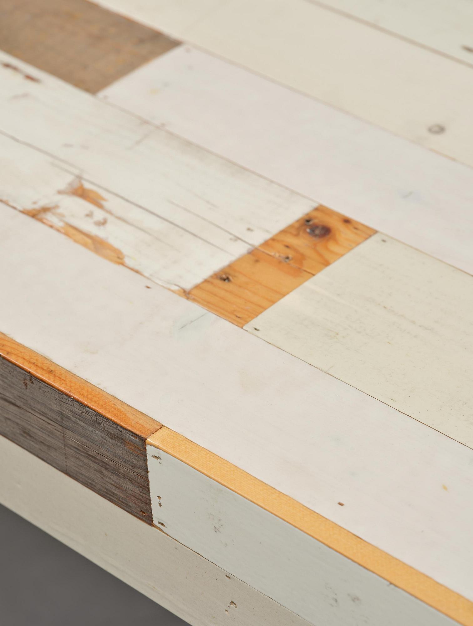 Piet Hein Eek, matbord, "Canteen Table in Scrapwood", Nederländerna, efter 2005.