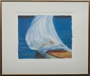 KAJ STENVALL (FINLAND), serigrafi, sign. och dat. 1997, Tait.vedos XIX/XX.