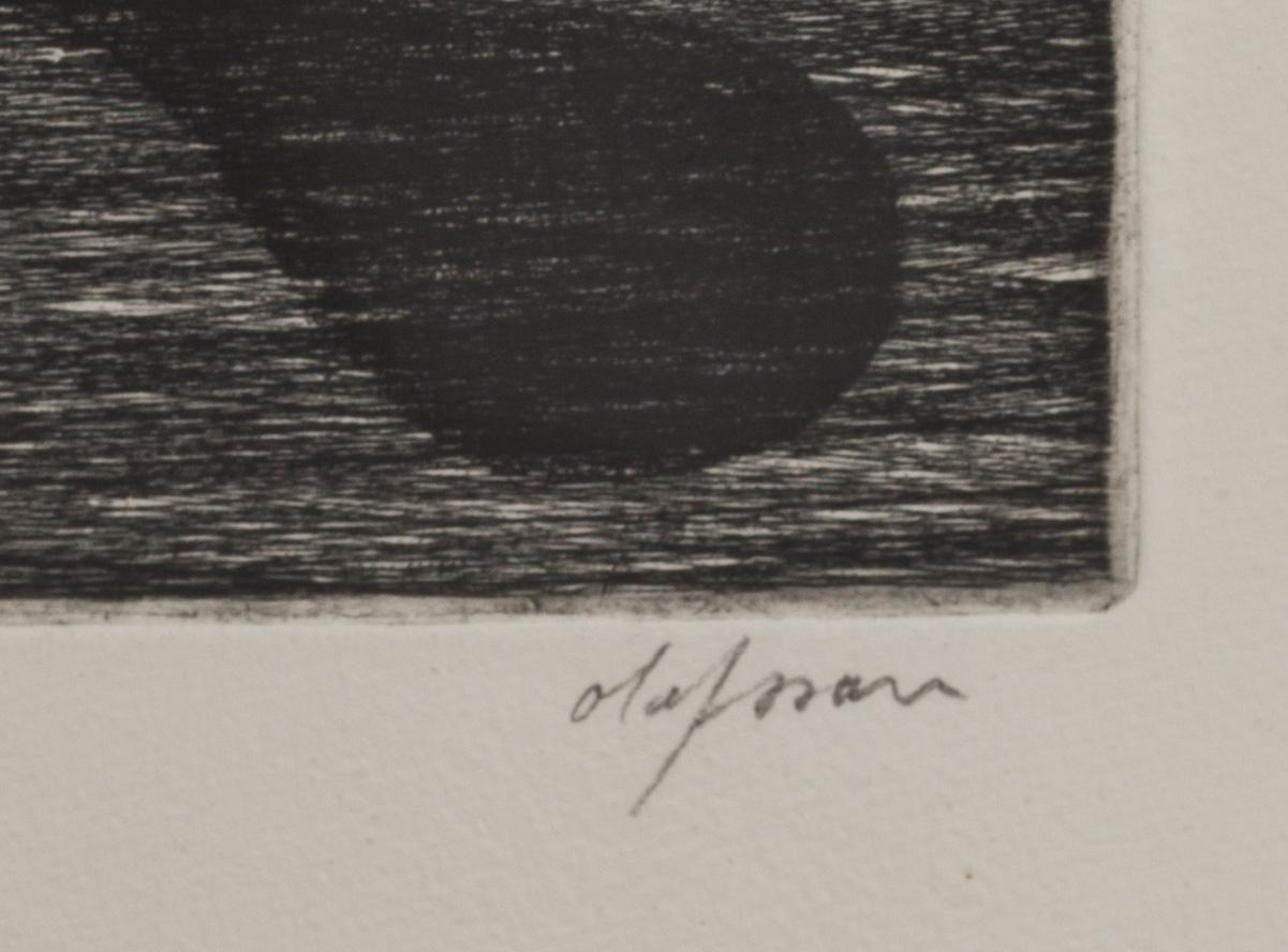 PIERRE OLOFSSON, etsning, signerad och numrerad 31/50.