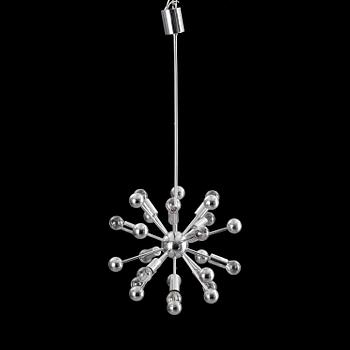 TAKLAMPA, "Sputnik", 1970-tal. Höjd 88 cm.