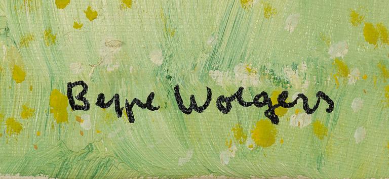 Beppe Wolgers, oil on canvas, signed.