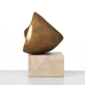 Christian Berg, CHRISTIAN BERG, Blasted and polished bronze, Signed C.B. Copy no 3. The motif conceived 1965.