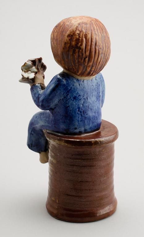 FIGUR, stengods, Lisa Larson, Rörstrand.