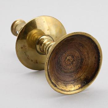 LJUSSTAKE, brons, 1500-tal.