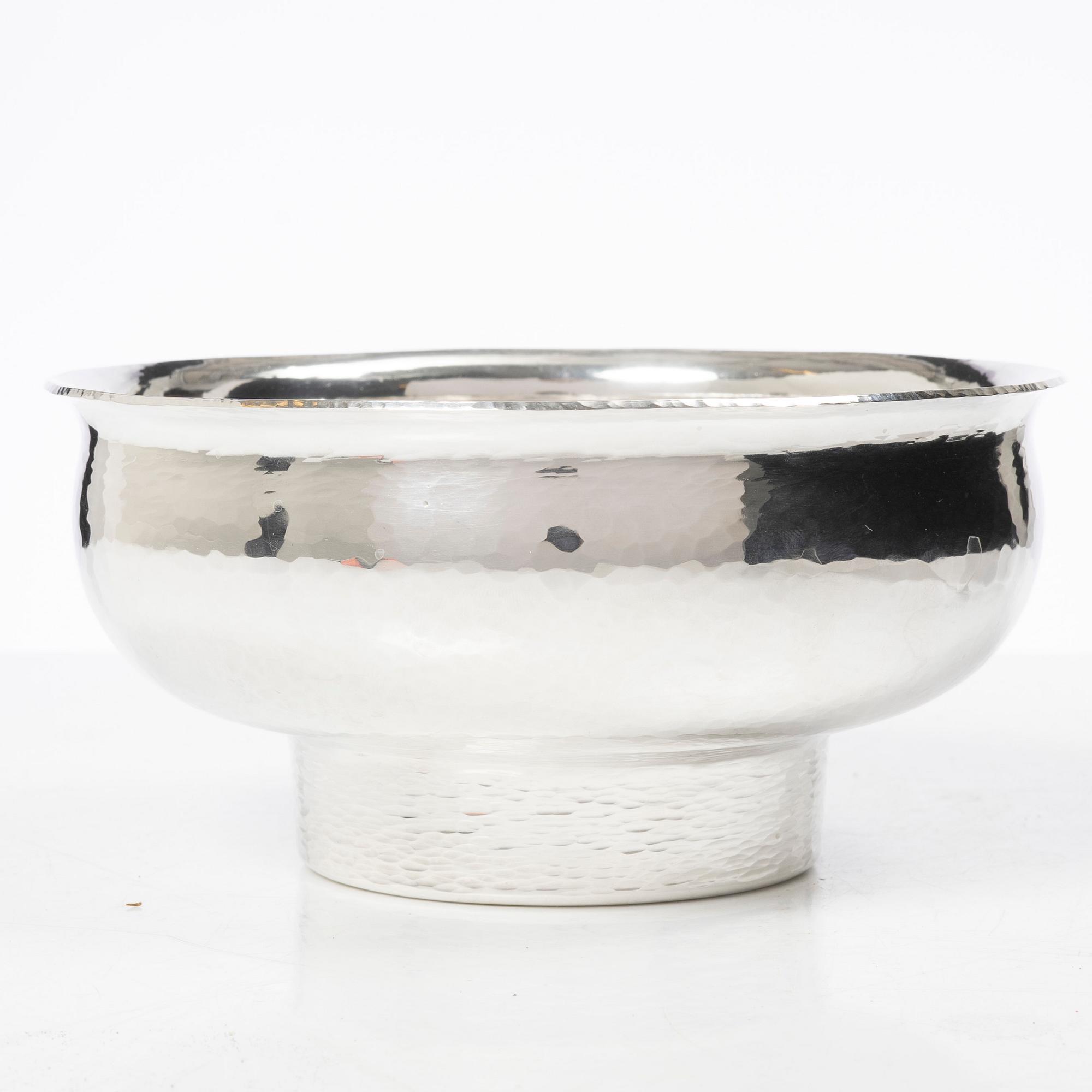 Atelier Borgila, skål, sterling silver, Stockholm 1978.