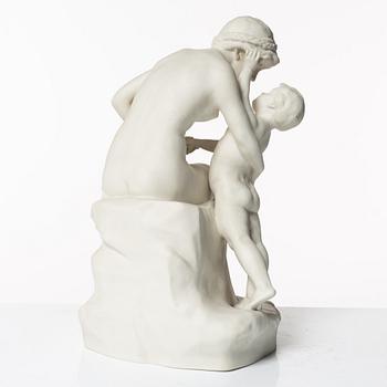 Figurin, parian, troligen Gustavsberg, 1906-26.