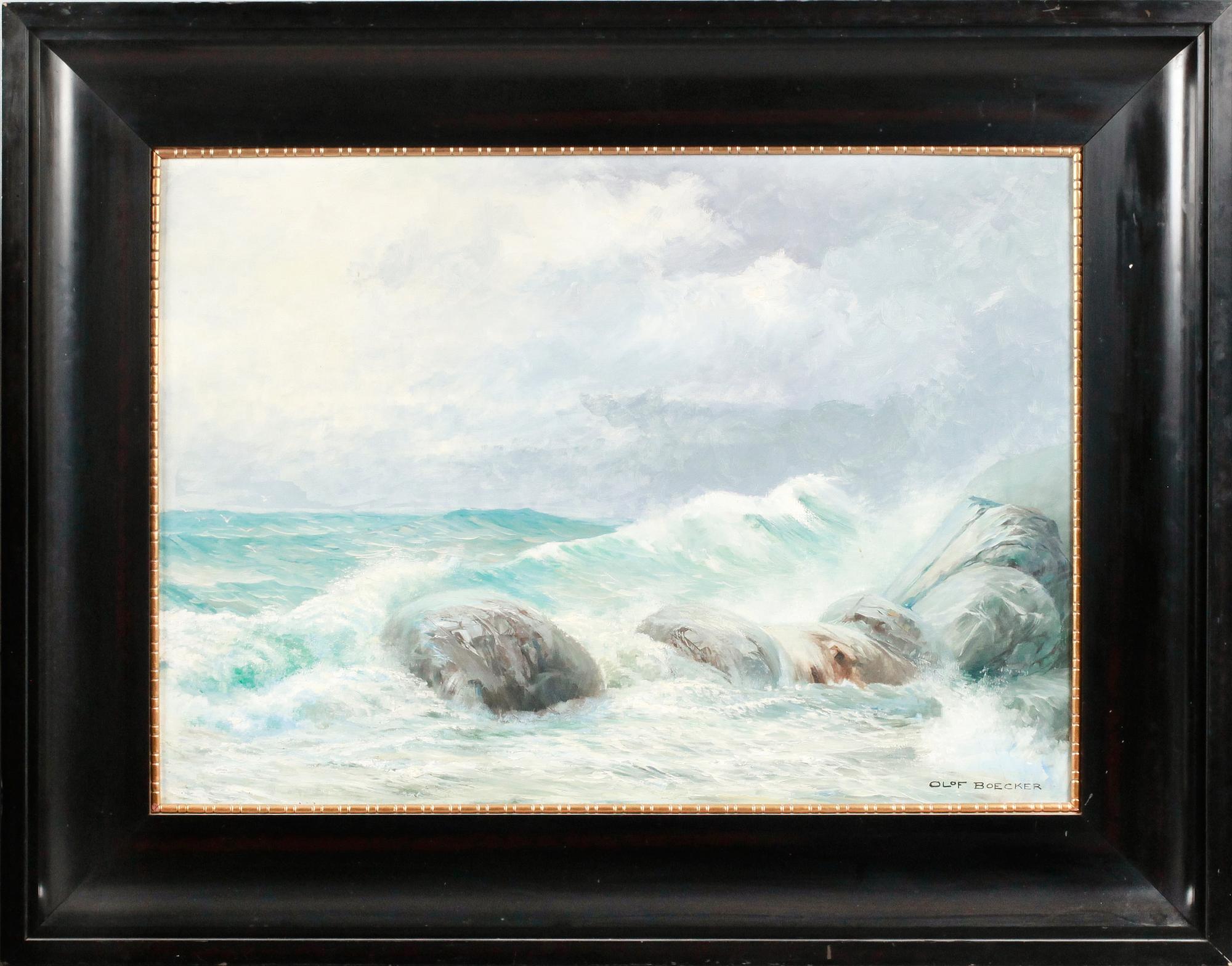 OLOF BOECKER, olja på duk, signerad.