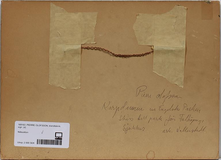 PIERRE OLOFSSON, blandteknik, sign.