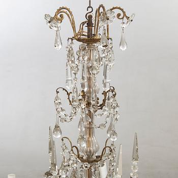 A chandelier around 1900.