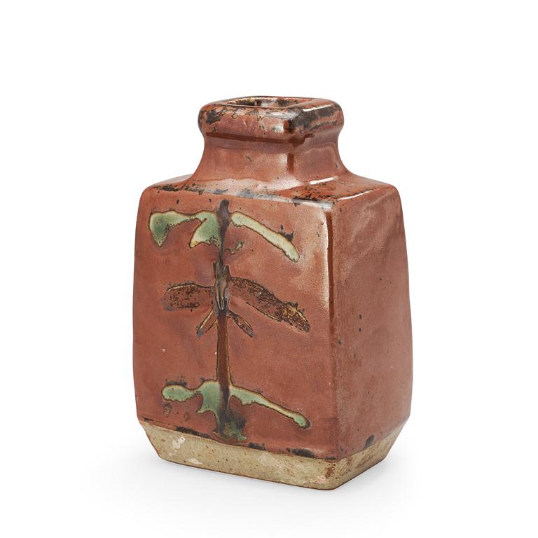 A stoneware vase attributed to Shoji Hamada, Japan 1960's.