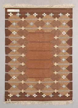Ingegerd Silow · MATTA, rölakan, Ingegerd Silow märkt med monogram. Ca 140 x 195 cm.
