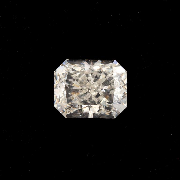 Diamond 0,50 ct, with GIA dossier.