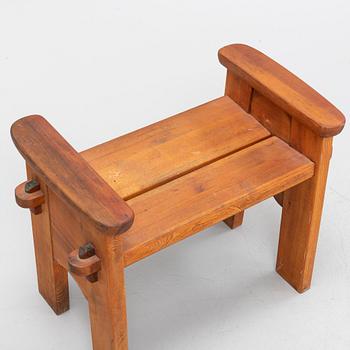 David Rosén, a 'Berga' stool, Nordiska Kompaniet, Sweden, 1940's.