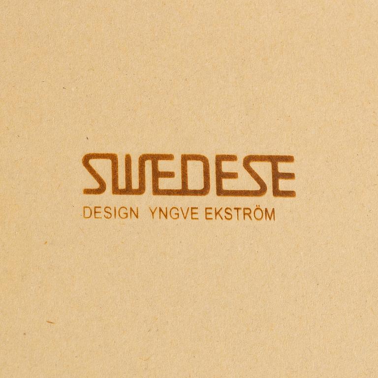 Yngve Ekström, sidobord och fotpall, "Lamino", Swedese, Sweden, 2000-tal.