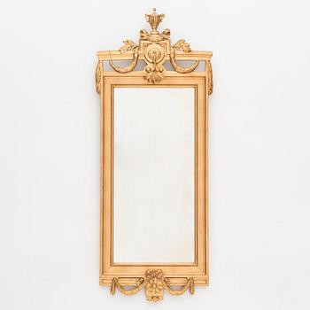 A Gustavian Style Mirror, first half of the 20th Century.