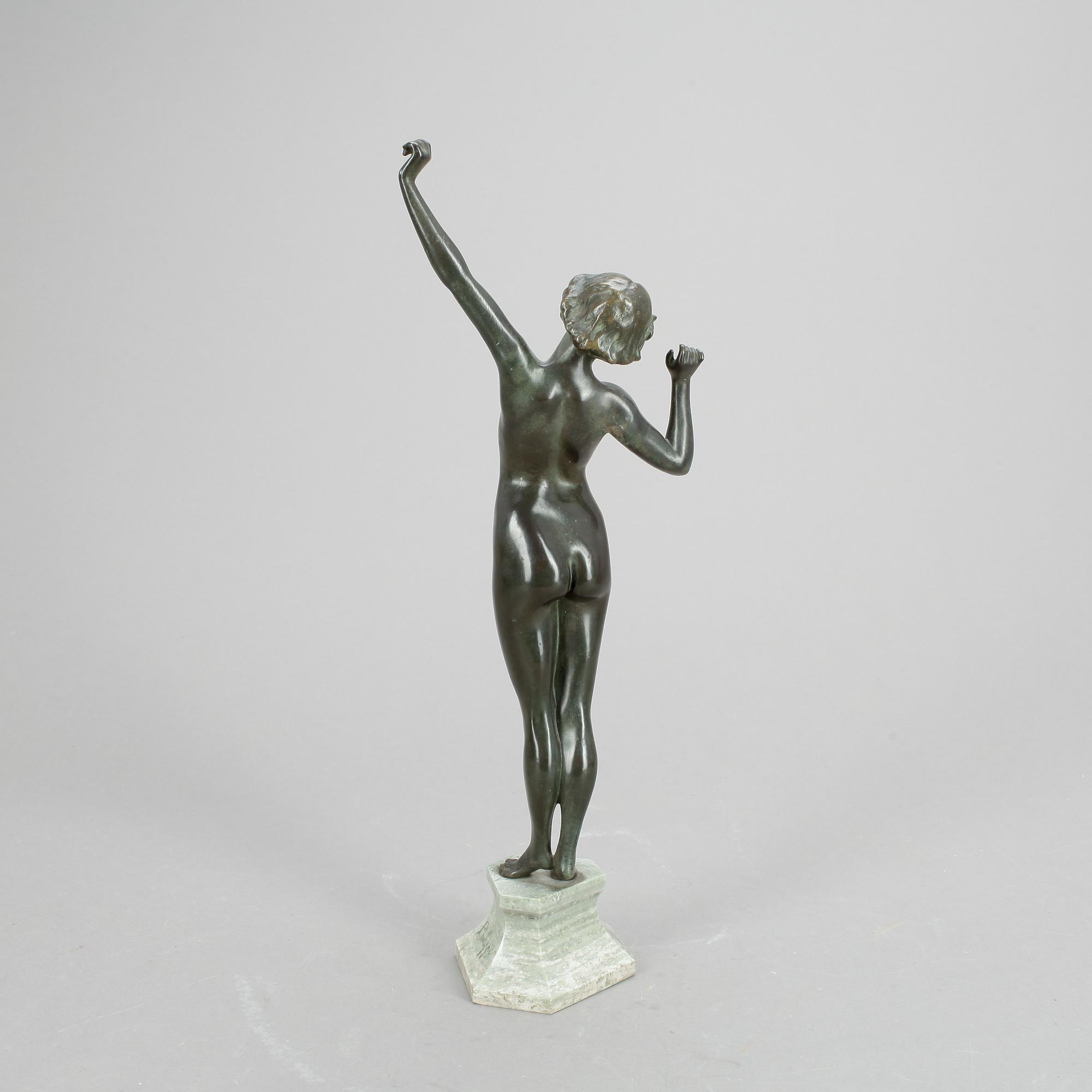 SKULPTUR, brons, signerad Philippe, 1900-talets första hälft.