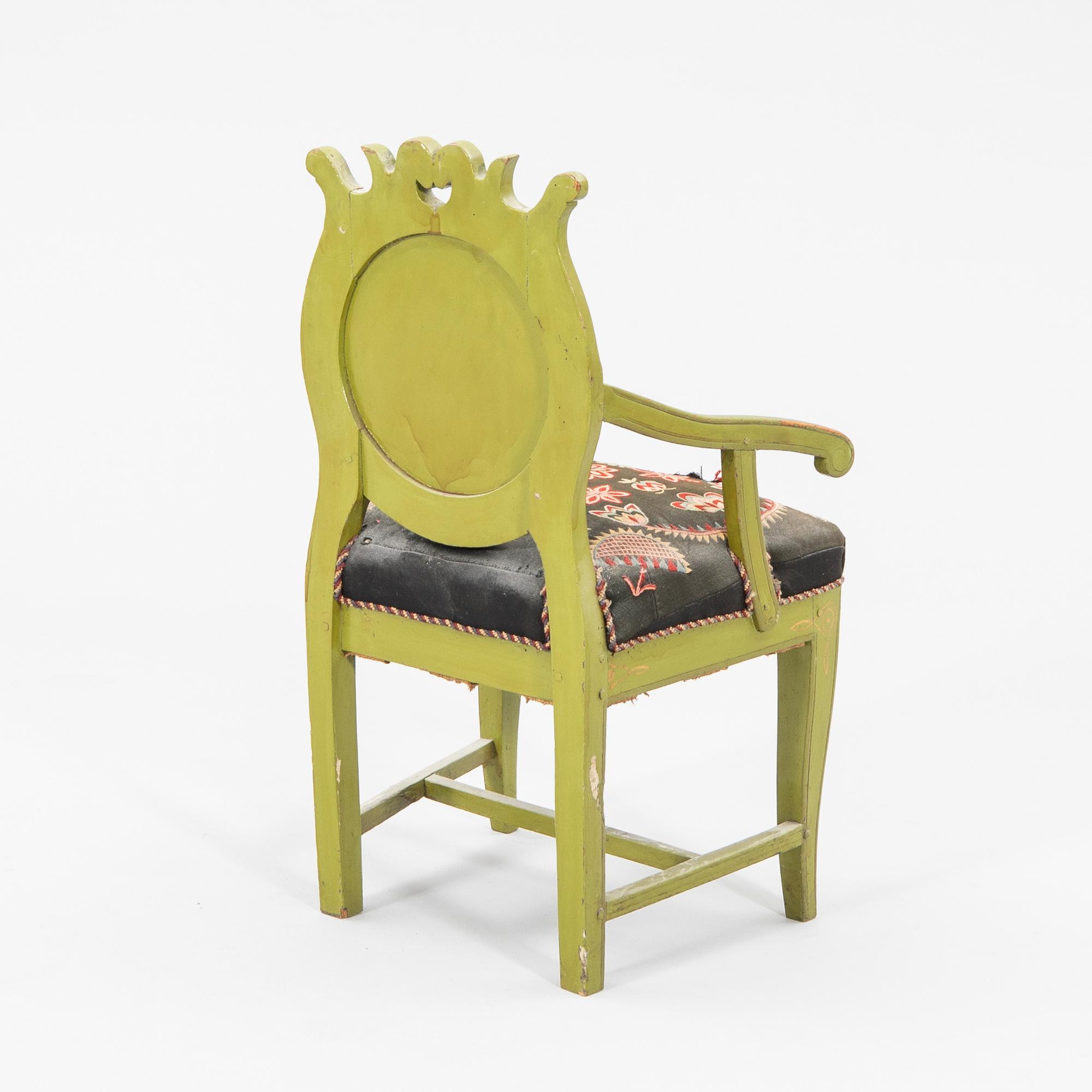 Armchair from the second half of the 19th century.