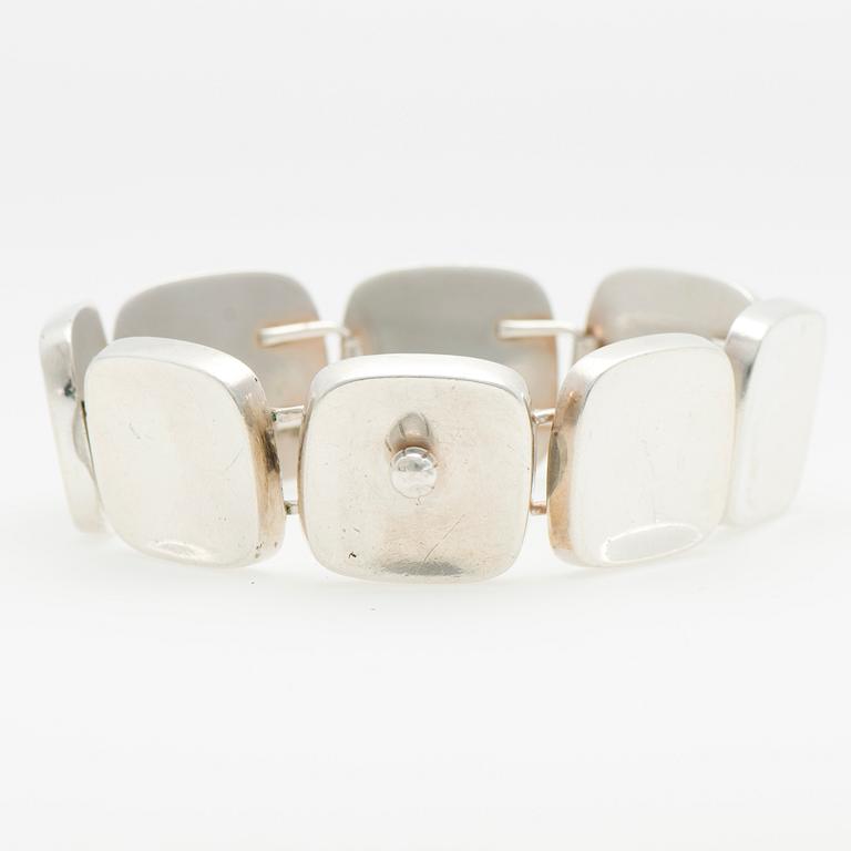 GEORG JENSEN, ARMBAND, silver, design Bent Knudsen, 1960-tal.